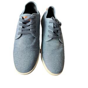 Steve Madden Fenta Sneaker Shoes Mens 11M Lace Up Round Toe Casual Denim Blue